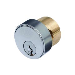 RND THREADED CYL FOR ADAM RITE SATIN CHROME