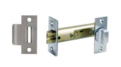 SGL BEVEL LATCH ASSY 60MM SATIN CHROME