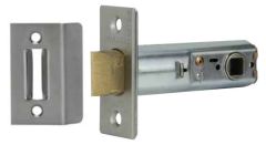 DBL BVL LTCH/SGL ACTION STRIKE SATIN CHROME