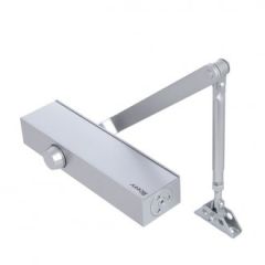 SIZE 1-4 POWER ADJ DOOR CLOSER SILVER