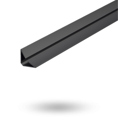 BATWING SEAL DOOR SET 12MMX12MM - DOUBLE LONG BLACK