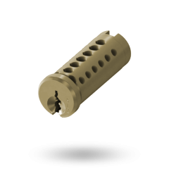 6 PIN C4 BARREL PB POLISHED BRASS