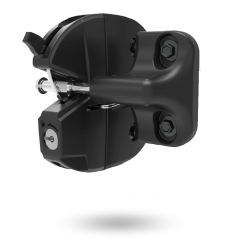 DD TECH LOKKLATCH SERIES 3 LATCH AND EXT ACCESS KIT - RND POST BLACK
