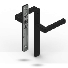 ACACIA HANDLE SET - INTERNAL FIXED NON-LOCKING BLACK