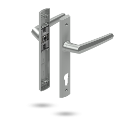 ARIA HANDLE SET - PATIO LOCKING SATIN CHROME
