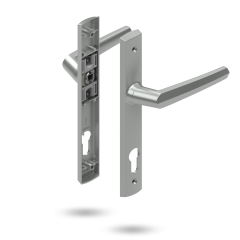 ARIA HANDLE SET - STANDARD LOCKING SATIN CHROME