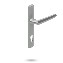 ARIA SINGLE HANDLE - EXTERNAL LOCKING SATIN CHROME