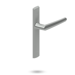 ARIA SINGLE HANDLE - EXTERNAL NON-LOCKING SATIN CHROME