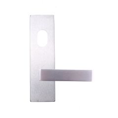 LW SQ END FURN/CYL/LEVER SATIN CHROME