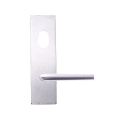 LW SQ END FURN/CYL/LEVER SATIN CHROME