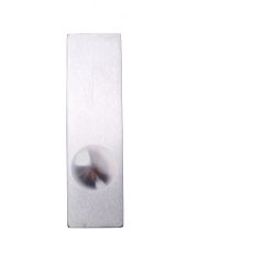 LW SQ END FURN KNOB SATIN CHROME