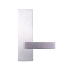 LW SQ END FURN LEVER SATIN CHROME