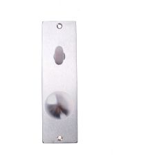 LW SQ END INT PLT TRN & KNOB SATIN CHROME