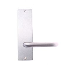 LW SQ END INT PLN PLT & LVR SATIN CHROME