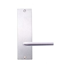 LW SQ END INT PLN PLT & LVR SATIN CHROME