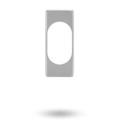 3540 SERIES - CYLINDER ESCUTCHEON AND RETAINER CLIP SATIN CHROME