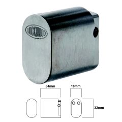 570 OVAL CYLINDER DUMMY SATIN CHROME