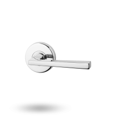 VELOCITY STD 63MM RND ROSE PASSAGE SET - 28 HAKEA BRIGHT CHROME