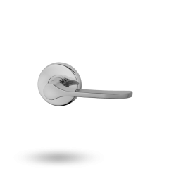 VELOCITY STD 63MM RND ROSE PASSAGE SET - 34 SALTBUSH SATIN CHROME