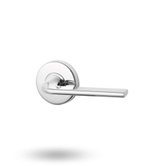 VELOCITY STD 63MM RND ROSE DUMMY HALF SET - L4 GLIDE BRIGHT CHROME