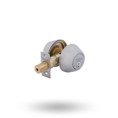 DEADBOLT DC 6PIN 60/70 DP STAINLESS STEEL
