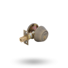 DEADBOLT CT 6PIN 60/70 DP ANTIQUE BRASS
