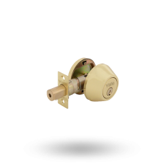 DEADBOLT CT 6PIN 60/70 DP POLISHED BRASS
