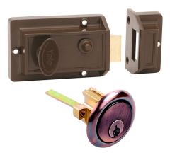 NIGHTLATCH C4 DP FLORENTINE BRONZE