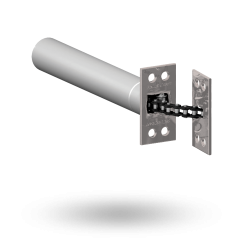CONCEALED DOOR CLOSER SATIN CHROME
