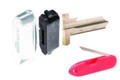 SECURITURN LOW PROFILE CAP 5 PIN C4 BROACH - TRADE PACK BRIGHT CHROME