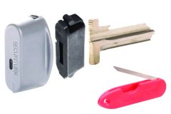 SECURITURN STANDARD CAP 5 PIN C4 BROACH - TRADE PACK SATIN CHROME