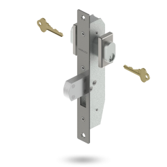 CLUTHA D/LOCK 36MM BOLT DC SATIN CHROME