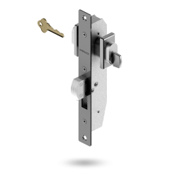 CLUTHA D/LOCK 22MM BOLT CT SATIN CHROME