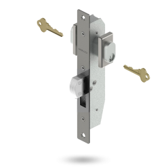 CLUTHA D/LOCK 22MM BOLT DC SATIN CHROME