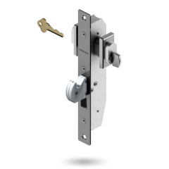CLUTHA D/LOCK 28MM HOOK/B CT SATIN CHROME