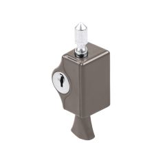 PUSHLOCK CYL4 DP BROWN BISTRO BROWN