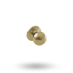 ORBIT DUMMY KNOB SGL LS POLISHED BRASS