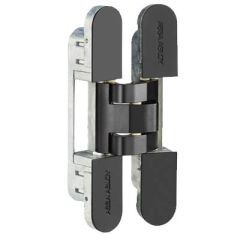 MK100 SERIES CONCEALED HINGE MATTE BLACK COVER