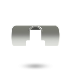 ARIA CONFIX FASTENER COVER SATIN CHROME
