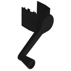 FIXED HANDLE AND COVER ASSEMBLY BLACK