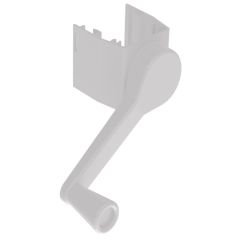 FIXED HANDLE AND COVER ASSEMBLY ARCTIC WHITE