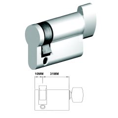EURO C4 1/2 T FIXED CAM  10/31 SC SATIN CHROME