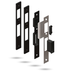 OPTIMUM/INDURO STRIKE KIT - RIGHT HAND STANDARD STRIKE STAINLESS STEEL