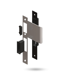 OPTIMUM/INDURO STRIKE KIT - LEFT HAND EXTENDED STRIKE STAINLESS STEEL