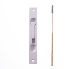 FLUSH BOLT-STD-SURFACE MT-NYLON 'D' TIP
