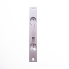 FLUSH BOLT-STD-SURFACE MT-NO ROD SATIN CHROME