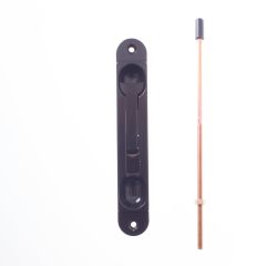 FLUSH BOLT-RECESS MT-NYLON TIP 12.5mm