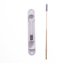 FLUSH BOLT-RECESS MT-NYLON 'D' TIP
