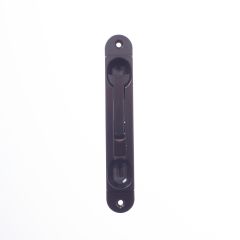 FLUSH BOLT-RECESS MT-NO ROD BLACK