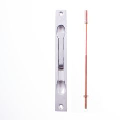 FLUSH BOLT-NARROW-SURFACE MT-STEEL TIP 12.5mm